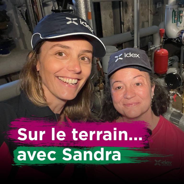 sur le terrain avec sandra
