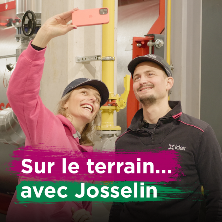 sur le terrain...avec josselin