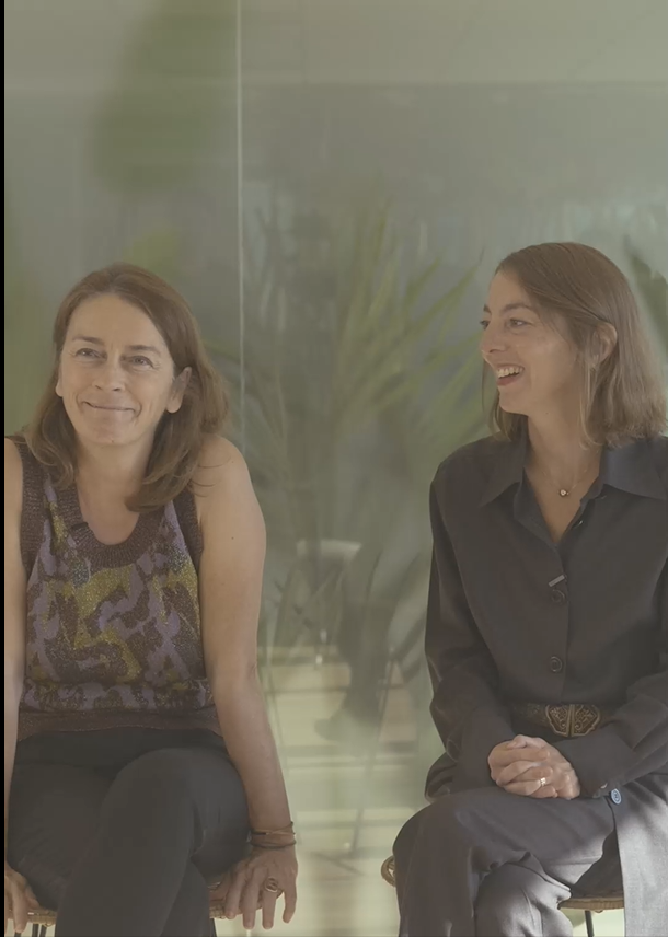 Anne De Bayser, présidente du comité de mission et Charlotte Leca, directrice de l'engagement